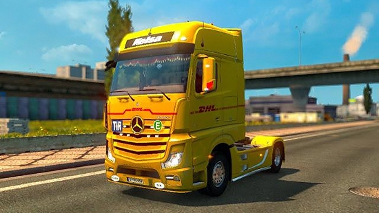 MERCEDES ACTROS MP4 V1.11 для Euro Truck Simulator 2 1.23