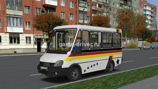 омси2 мод микроавтобус БАЗ 2215 Legends для OMSI 2