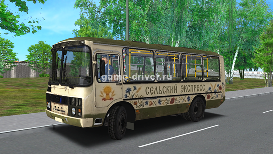 омси 2 мод Русский автобус ПАЗ 32054-07 (2001) omsi 2